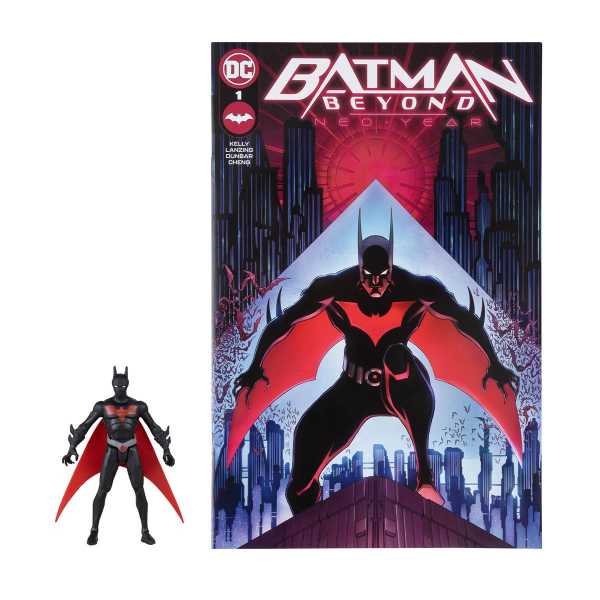 McFarlane Toys Batman Beyond Neo-Year Page Punchers 3 Inch Actionfigur & Comic Book