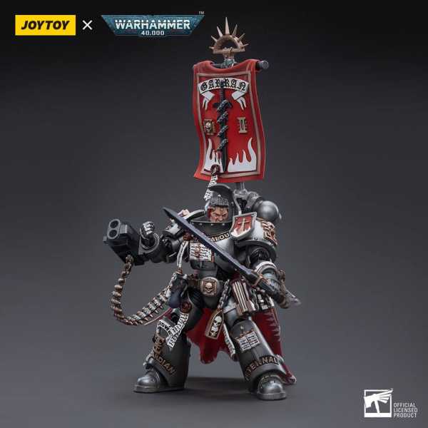 Joy Toy Warhammer 40k 1/18 Grey Knights Castellan Crowe Actionfigur