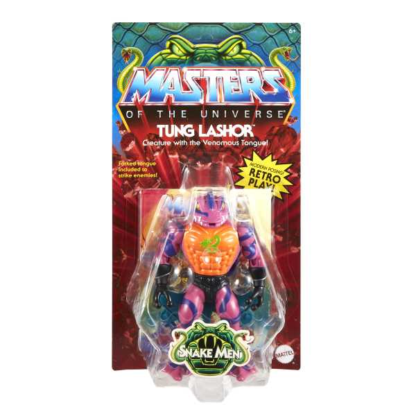 Masters of the Universe Origins Tung Lashor Actionfigur US Karte