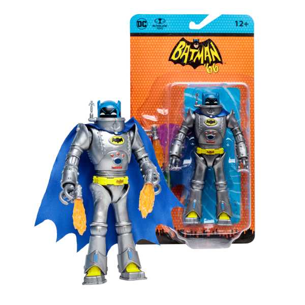 McFarlane Toys DC Retro Batman 1966 Robot Batman (Comic) 6 Inch Actionfigur