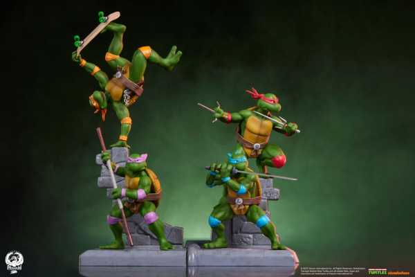 VORBESTELLUNG ! Teenage Mutant Ninja Turtles 20 cm PVC Statuen 4-Pack