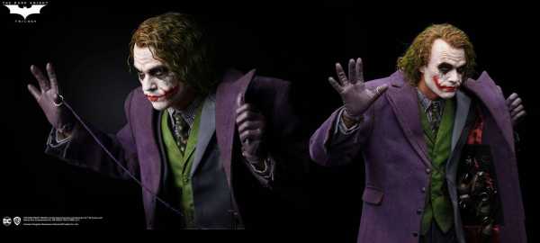AUF ANFRAGE ! The Dark Knight 1/4 Heath Ledger Joker 52 cm Statue Artists Edition