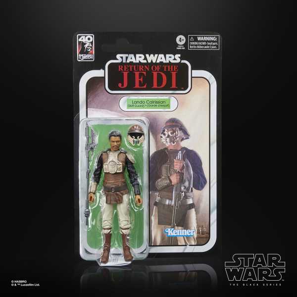 Star Wars Black Series Return of the Jedi 40th Anniversary Lando Calrissian Skiff Guard Actionfigur
