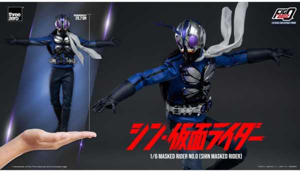 VORBESTELLUNG ! FigZero Kamen Rider 1/6 Masked Rider No.0 (Shin Masked Rider) 30 cm Actionfigur