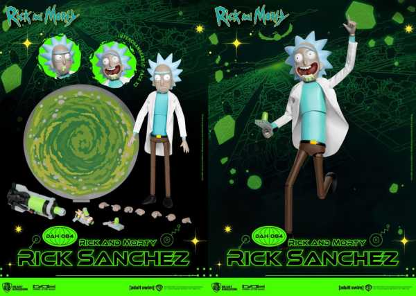 VORBESTELLUNG ! Rick and Morty DAH-084 Dynamic 8ction Heroes 1/9 Rick Sanchez Actionfigur