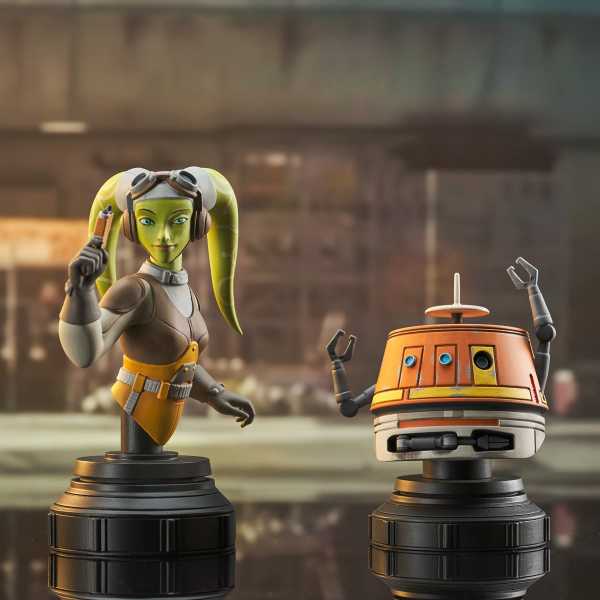 Star Wars Rebels Hera and Chopper 1:7 Scale Mini-Büsten Set