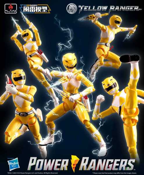 AUF ANFRAGE ! Power Rangers Furai Model Yellow Ranger 13 cm Modellbausatz