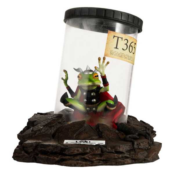 VORBESTELLUNG ! Marvel LS-086 Loki Life-Size Frog of Thunder 26 cm Statue