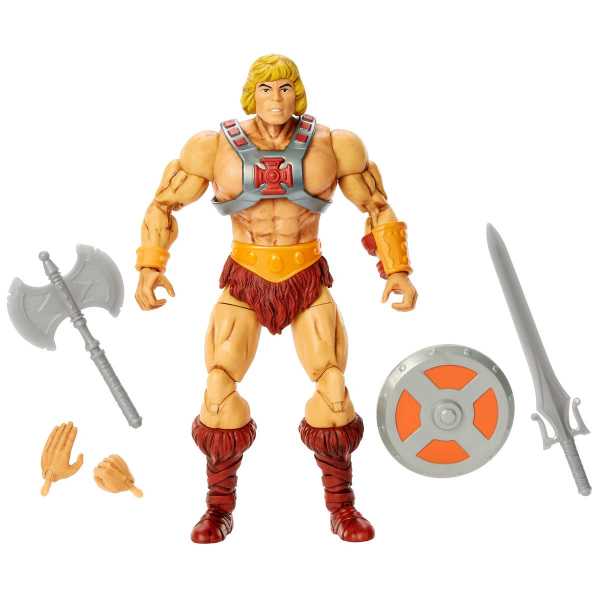 VORBESTELLUNG ! Masters of the Universe Masterverse He-Man 40th Anniversary Actionfigur US Karte