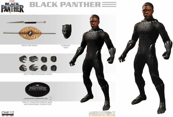 ONE-12 COLLECTIVE MARVEL BLACK PANTHER ACTIONFIGUR