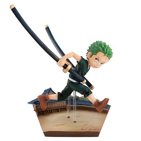 AUF ANFRAGE ! One Piece G.E.M. Serie Roronoa Zoro Run! Run! Run! 14 cm PVC Statue