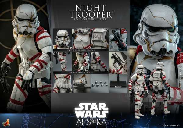 VORBESTELLUNG ! Hot Toys Star Wars: Ahsoka 1/6 Night Trooper 31 cm Actionfigur