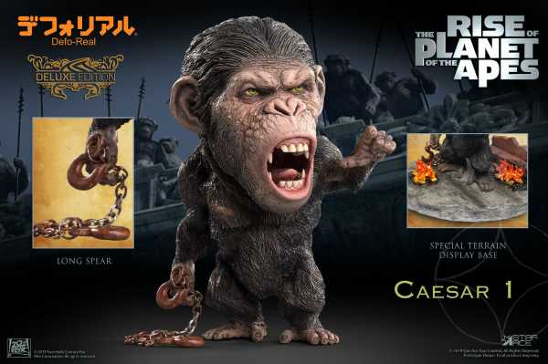 Rise of the Planet of the Apes (Planet der Affen) Defo-Real Series Caesar 1 15 cm Soft Vinyl Statue