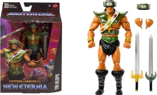 Masters of the Universe Masterverse New Eternia Tri-Klops Actionfigur US Box