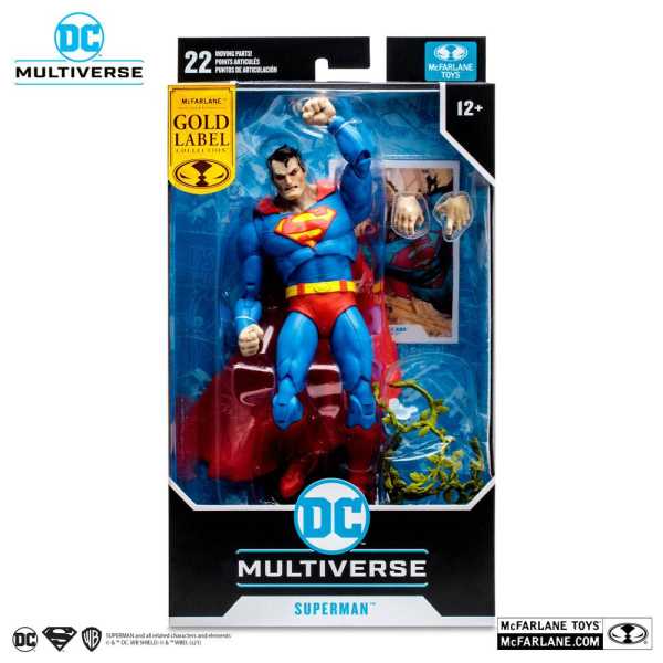 McFarlane Toys DC Multiverse Superman (Variant) Gold Label 18 cm Actionfigur