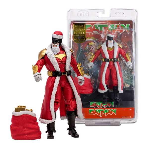 McFarlane Toys DC Multiverse Bat Santa (Red Variant) 18 cm Actionfigur (Gold Label)