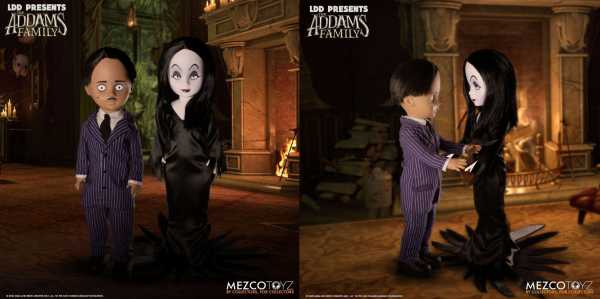 Living Dead Dolls The Addams Family Gomez & Morticia 25 cm Puppen-Set
