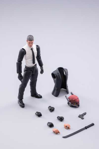 JOY TOY PEOPLES ARMED POLICE (SUITED ASSASSIN) 1/18 ACTIONFIGUR