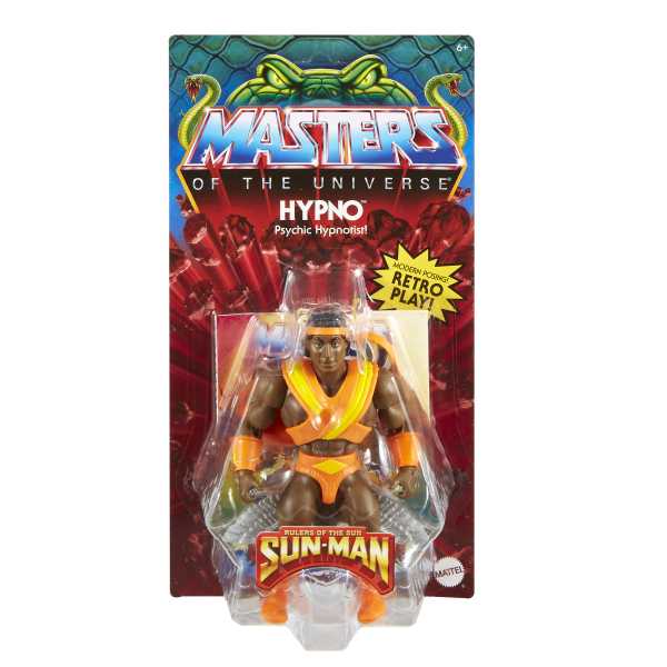 Masters of the Universe Origins Rulers of the Sun Hypno Actionfigur US Karte