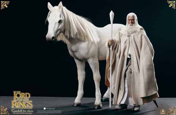 Herr der Ringe Lord of the Rings Crown S. Gandalf der Weiße & Shadowfax Actionfigur
