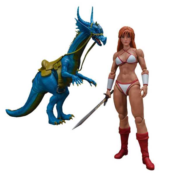 Storm Collectibles Golden Axe Tyris Flare and Blue Dragon 1:12 Scale Actionfigur