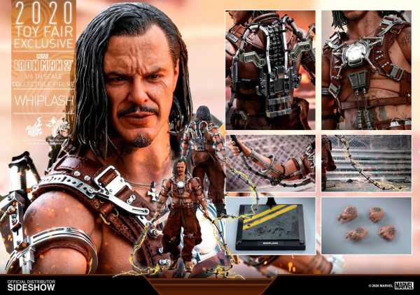 Iron Man 2 Movie Masterpiece 1/6 Whiplash 2020 Toy Fair Exclusive 30 cm Actionfigur