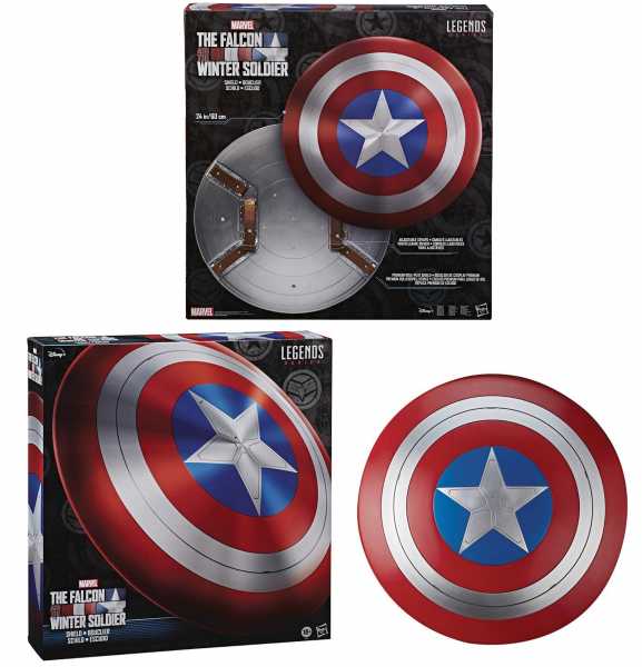 AVENGERS LEGENDS GEAR THE FALCON AND THE WINTER SOLDIER CAPTAIN AMERICA SHIELD REPLIK