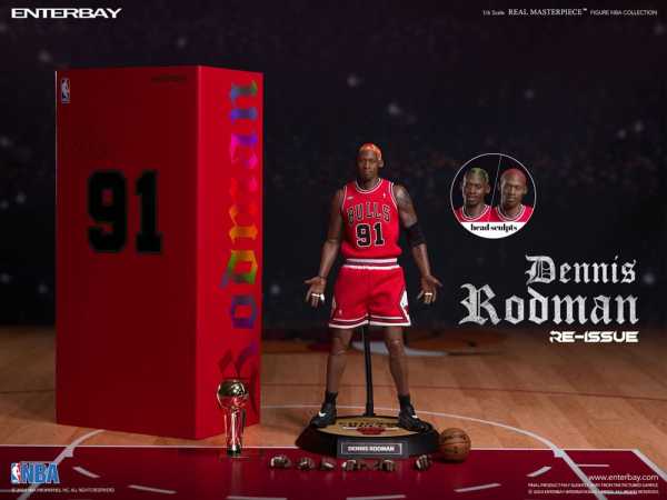 VORBESTELLUNG ! NBA Collection Real Masterpiece 1/6 Dennis Rodman Actionfigur Limited Retro Editon