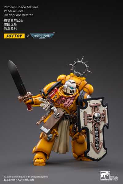 VORBESTELLUNG ! Joy Toy Warhammer 40k Primaris Imperial Fists Bladeguard Veteran Actionfigur