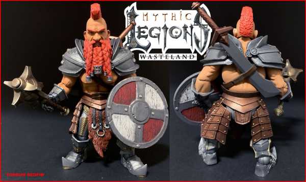 Mythic Legions: Wasteland Torgun Redfin 15 cm Actionfigur