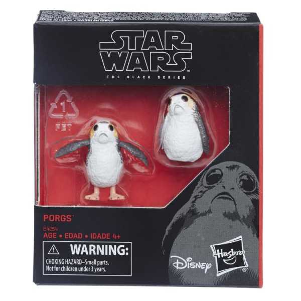 Star Wars The Black Series Porgs 6 Inch Scale Actionfiguren 2-Pack