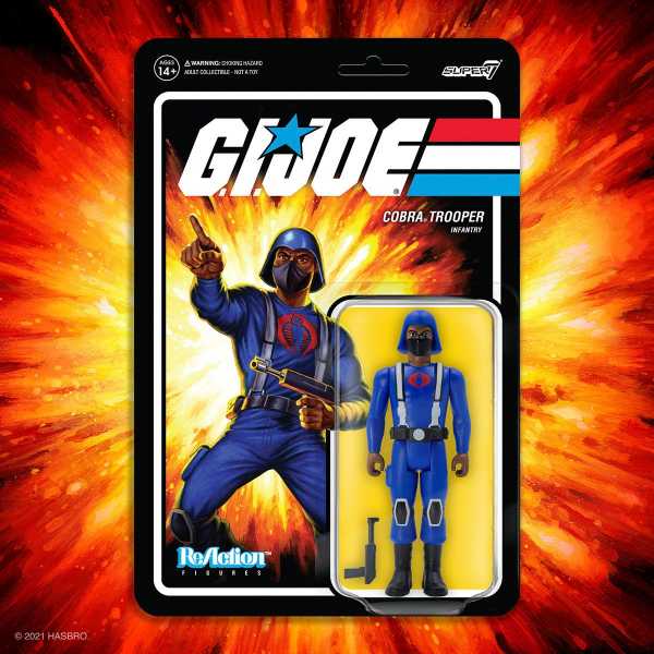 G.I. Joe Cobra Trooper (H-Back Brown) 3 3/4-Inch ReAction Actionfigur