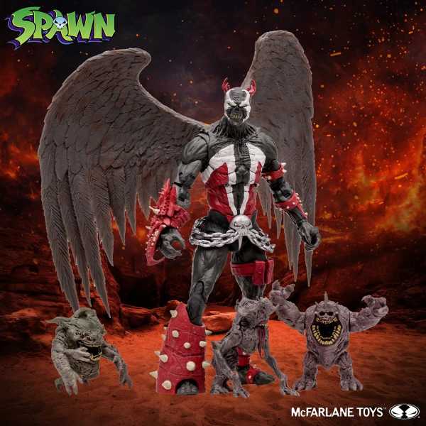 VORBESTELLUNG ! McFarlane Toys Spawn King Spawn and Demon Minions 7 Inch Actionfigur