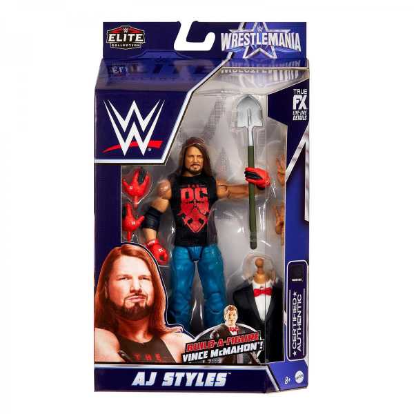 WWE WrestleMania Elite 2022 AJ Styles BaF Actionfigur