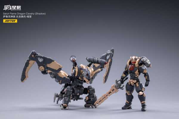 JOY TOY SALUK FLAME DRAGON CAVALRY SHADOW MECHA ACTIONFIGUR WITH DRIVER