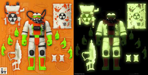 VORBESTELLUNG ! Toxic Crusaders Ultimates Radiation Ranger Glow-in-the-Dark 7 Inch Actionfigur