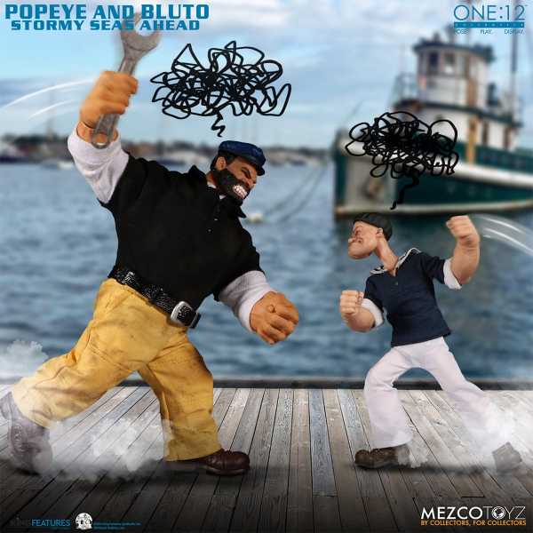 Popeye and Bluto Stormy Seas Ahead One:12 Collective Deluxe Actionfiguren Box-Set