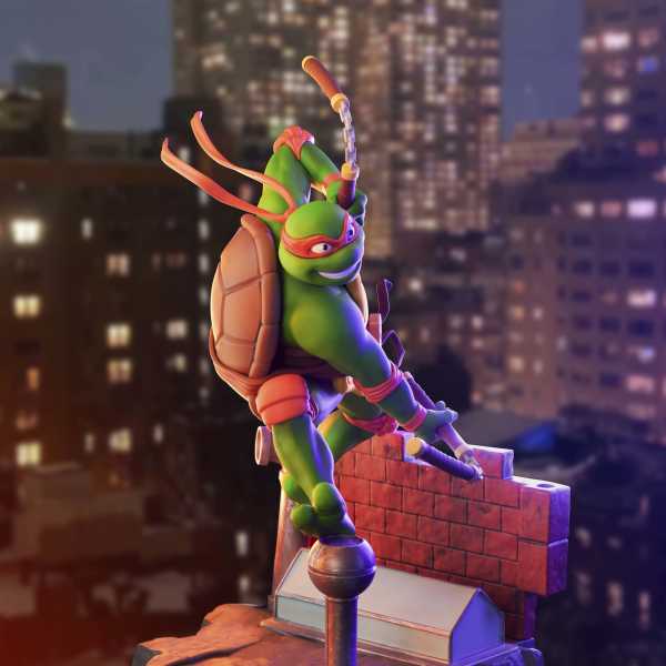 VORBESTELLUNG ! Teenage Mutant Ninja Turtles Michelangelo Super Figure Collection Figur