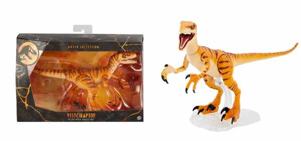 Jurassic World Tiger Raptor Amber Collection Actionfigur