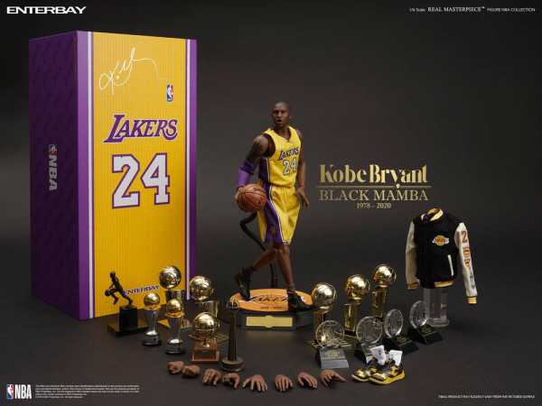 AUF ANFRAGE ! NBA Collection Real Masterpiece 1/6 Kobe Bryant (Black Mamba) 33 cm Actionfigur