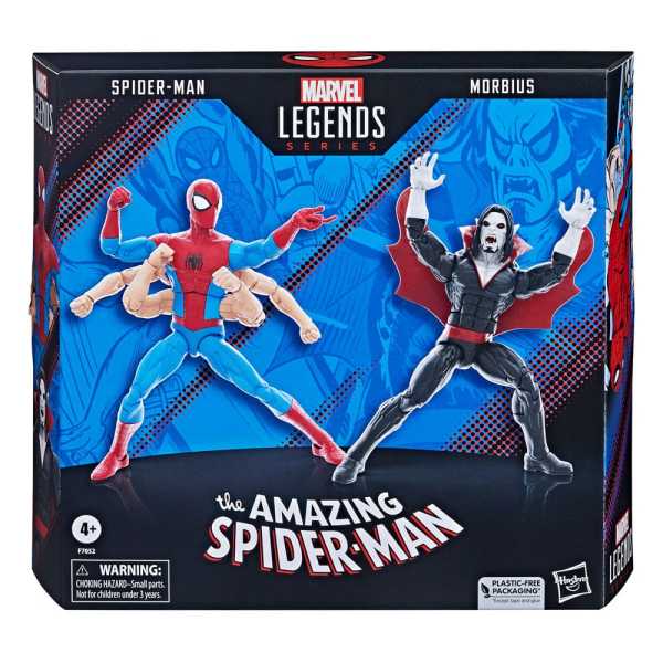 Marvel Legends The Amazing Spider-Man Spider-Man & Morbius 15 cm Actionfiguren Set