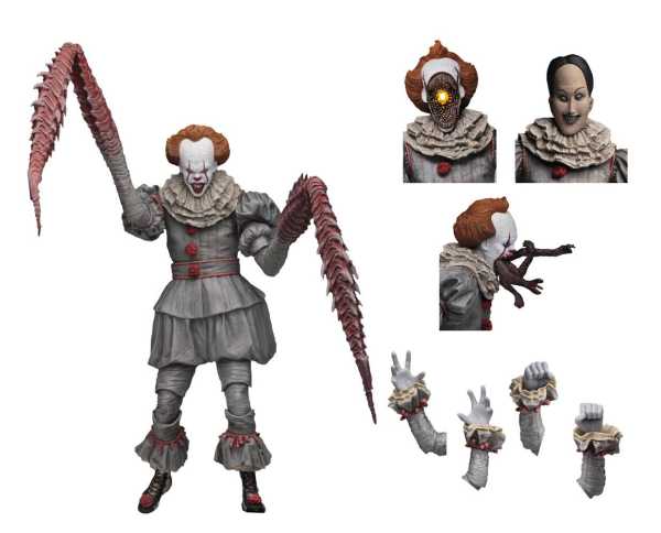 NECA IT 2017 DANCING CLOWN PENNYWISE ULTIMATE 17,5 cm ACTIONFIGUR