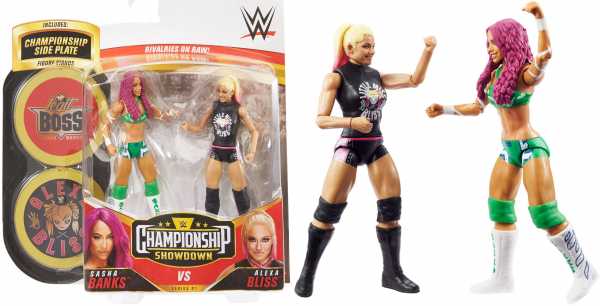 WWE Championship Showdown Series 1 Sasha Banks vs. Alexa Bliss Actionfiguren 2-Pack