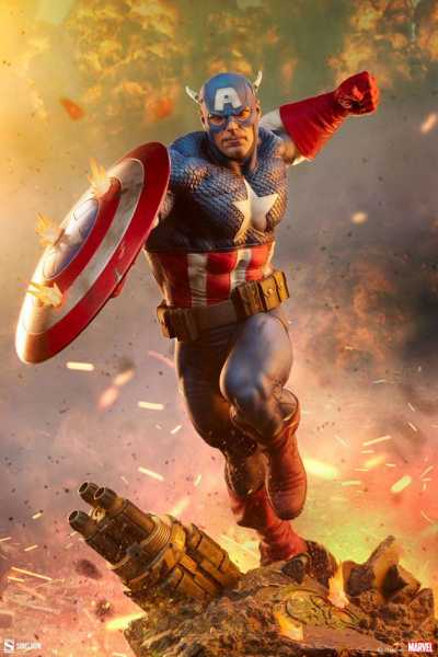 AUF ANFRAGE ! Marvel Captain America 53 cm Premium Format Statue
