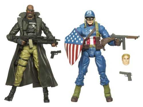 Marvel Legends Ultimate Captain America & Nick Fury 6 Inch Actionfiguren 2-Pack