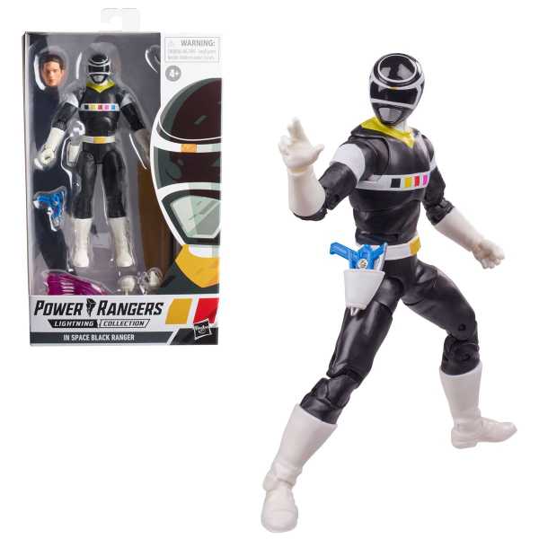 Power Rangers Lightning Collection In Space Black Ranger 6 Inch Actionfigur
