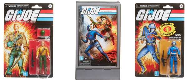 G.I. Joe Retro Collection Duke Vs. Cobra Commander 10 cm Actionfiguren 2-Pack