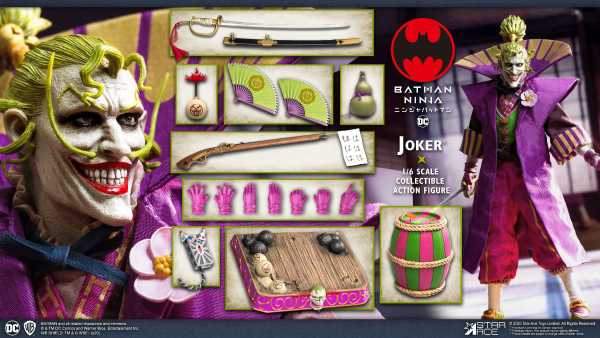 Batman Ninja My Favourite Movie 1/6 Joker 30 cm Actionfigur Deluxe Version