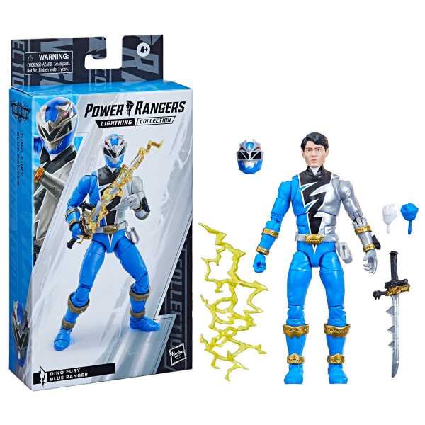 VORBESTELLUNG ! Power Rangers Lightning Collection Dino Fury Blue Ranger 6 Inch Actionfigur