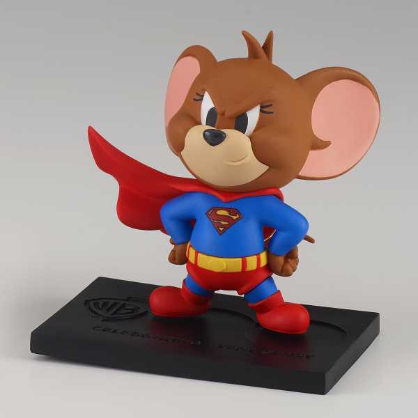 WB 100th Anniversary Tom and Jerry Figure Collection Jerry as Superman Figur
